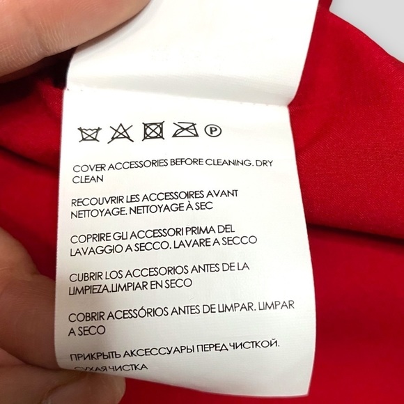 CLUB Monaco Benellie Pleated Skirt in Gypsy Red - Picture 6 of 7